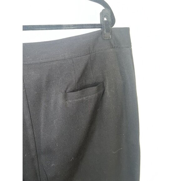 Lane Bryant Black Skirt Women 20 Plus Pull On Classic Office Career Minimalist X - Picture 8 of 9